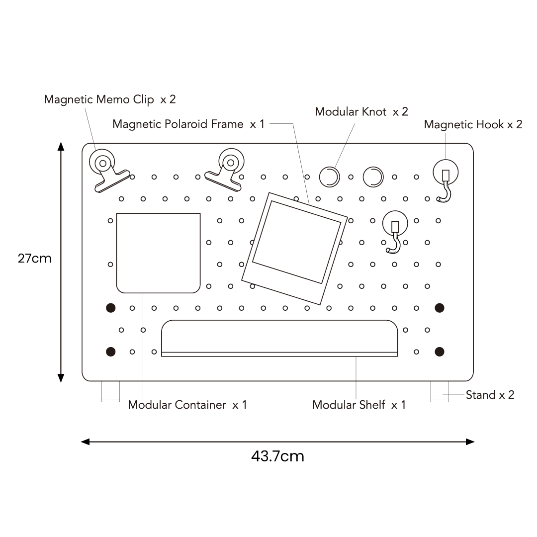Hestia Mini Desktop Organiser - Image 4